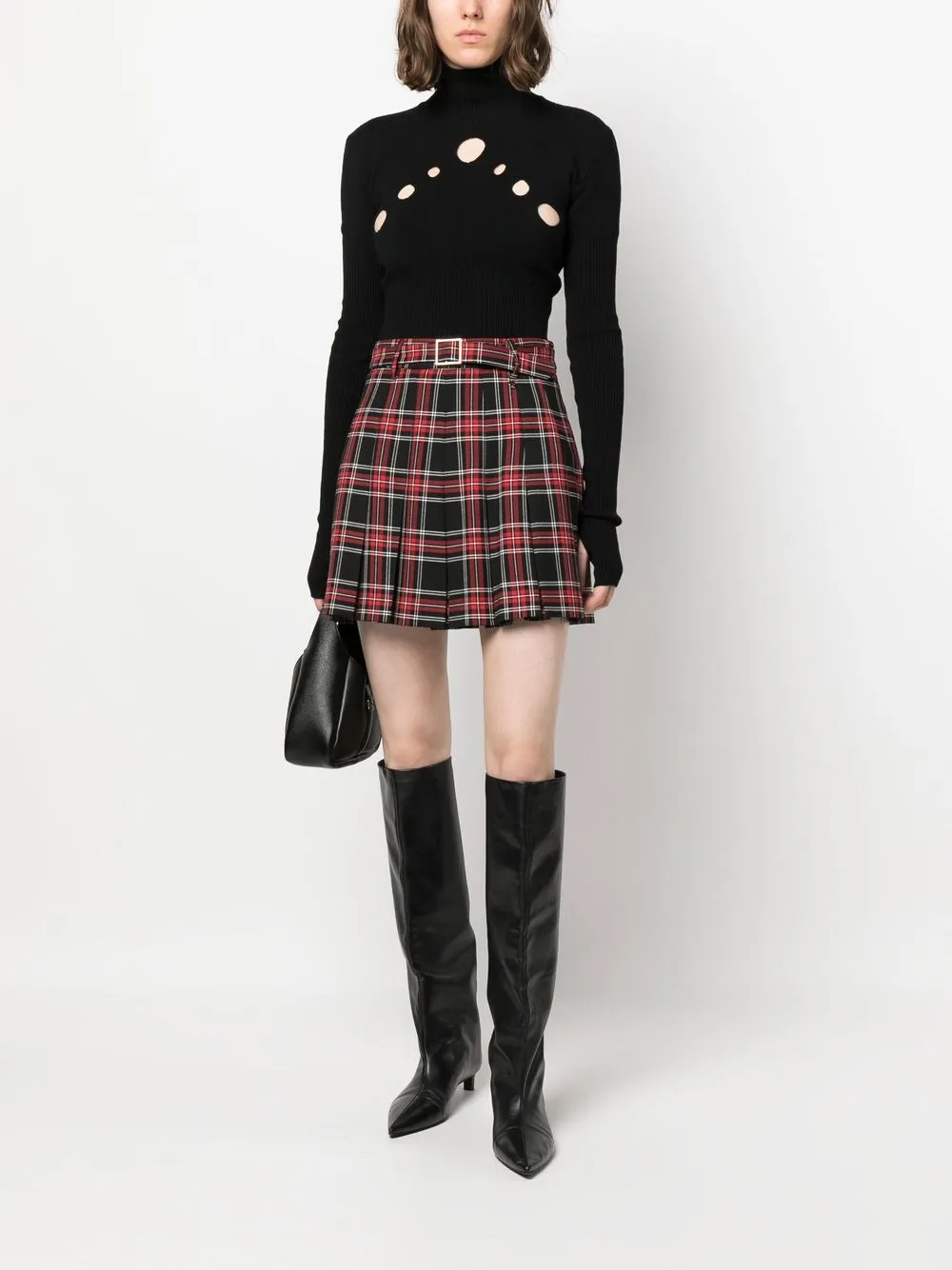 LIU JO Minijupe Plissée à Motif Tartan - Farfetch