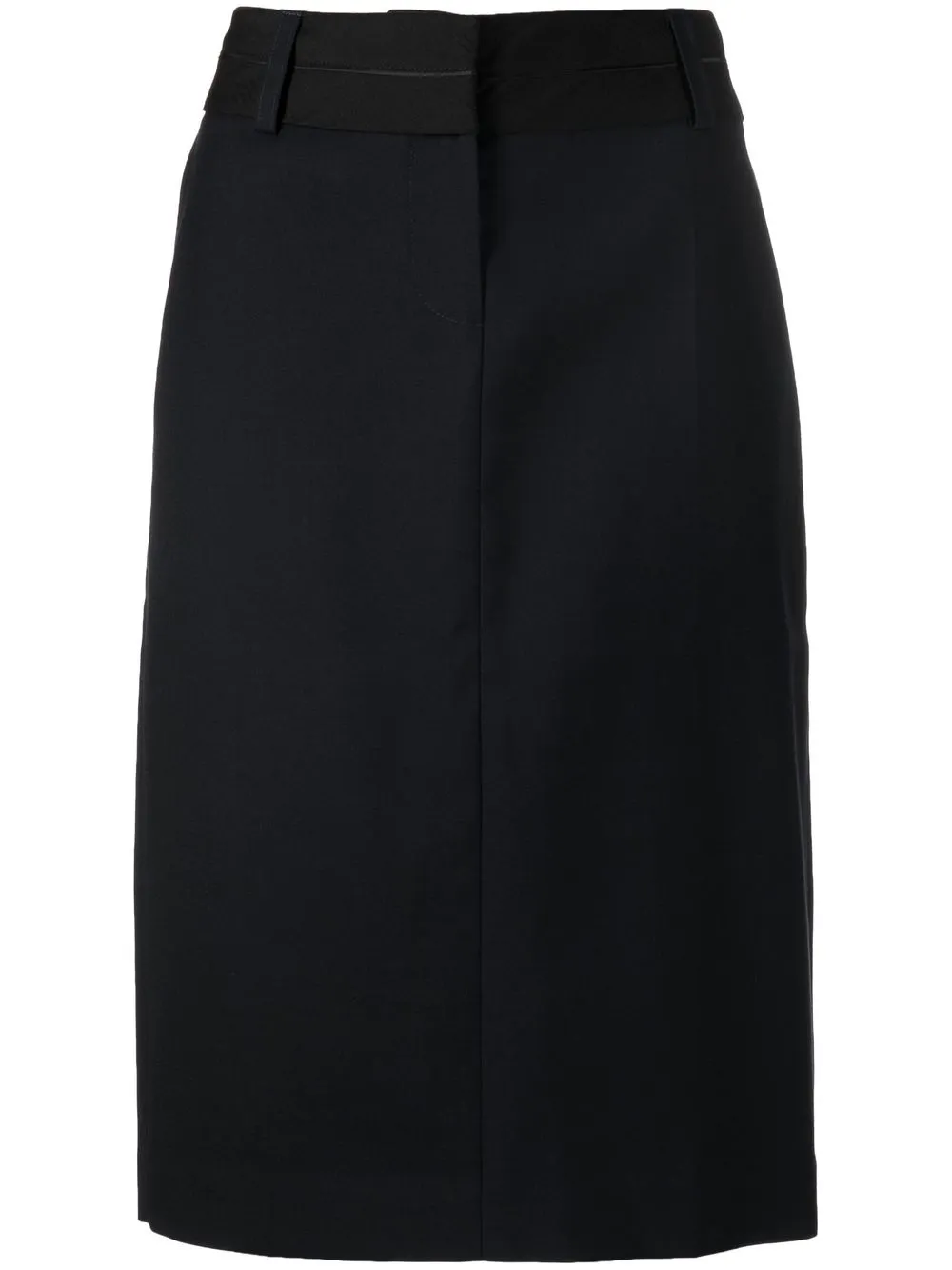 

We11done high-waisted pencil skirt - Black