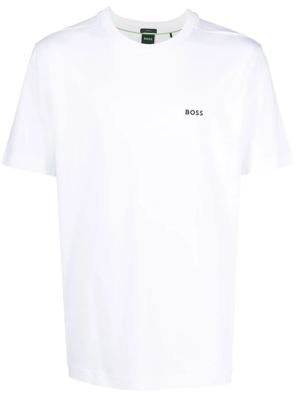 

BOSS playera manga corta con logo estampado - Blanco