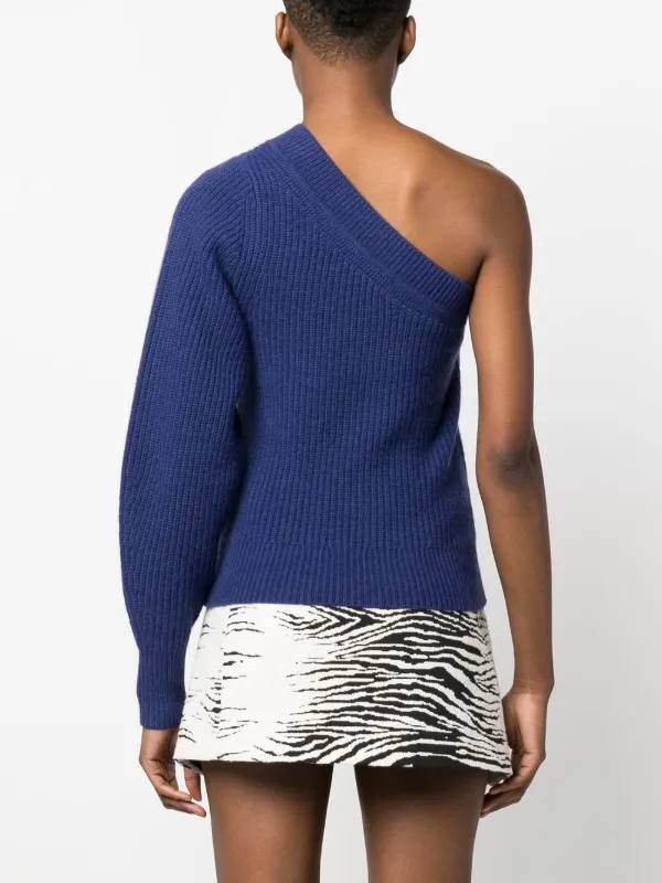 One shoulder knitted online jumper