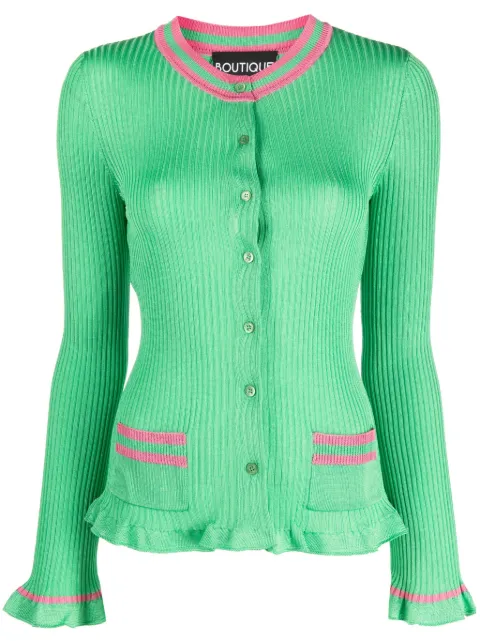 moschino flower cardigan