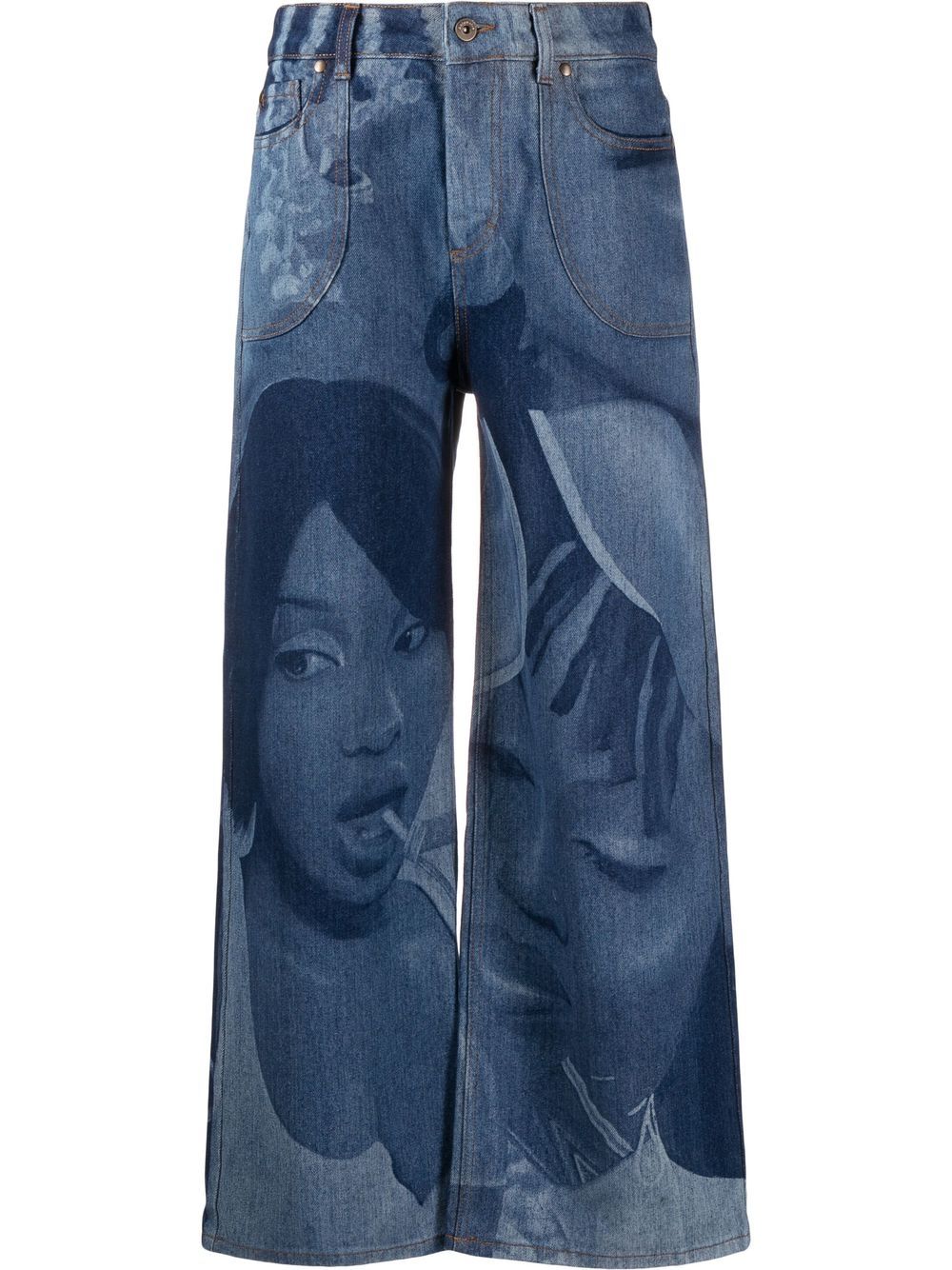 AHLUWALIA LOLLY WIDE-LEG JEANS