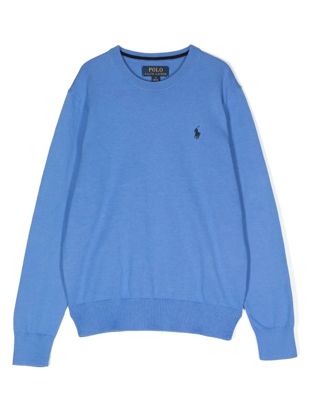 

Ralph Lauren Kids embroidered-logo cotton sweatshirt - Blue