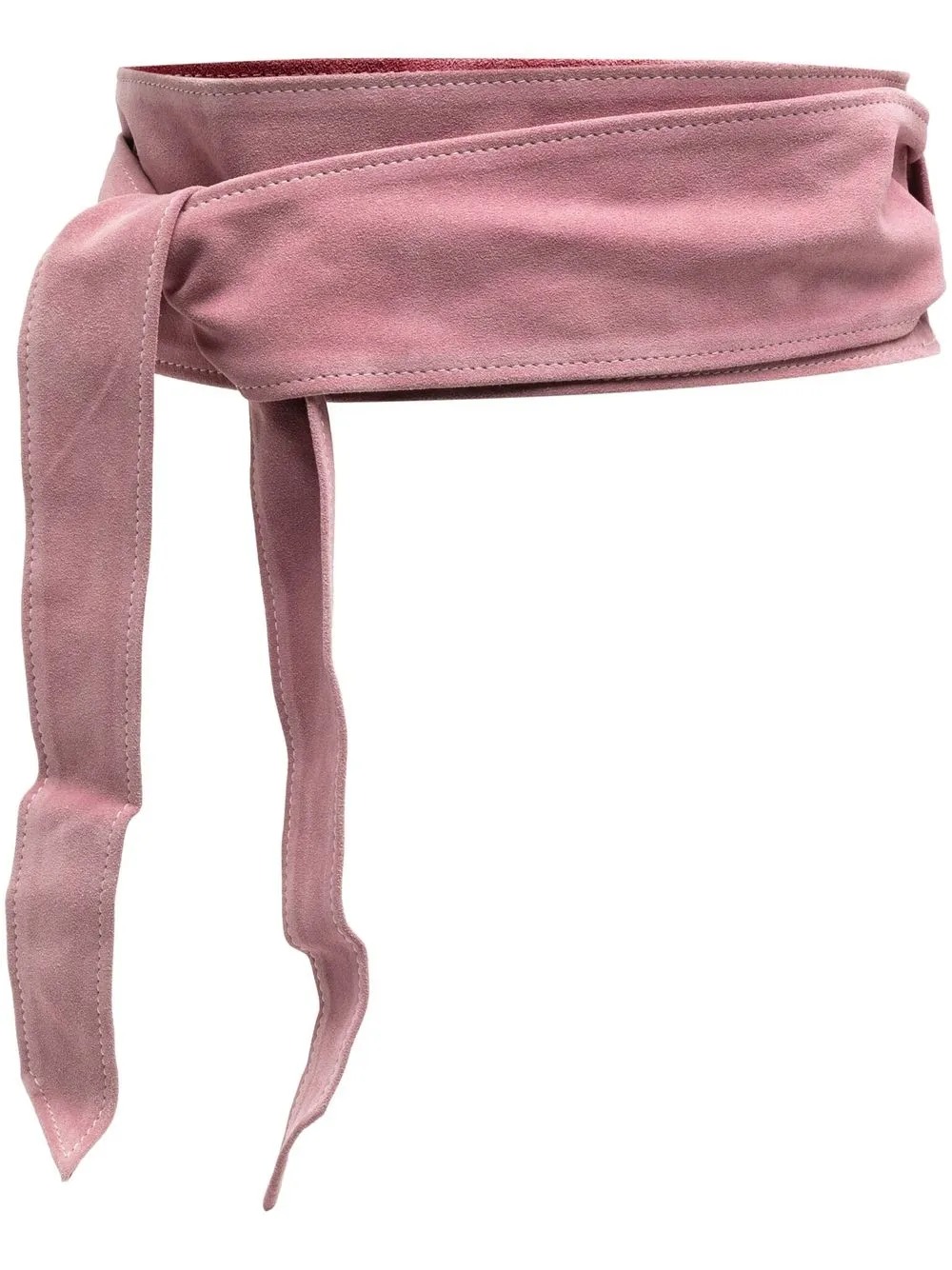 

IRO suede wrap-tie belt - Pink