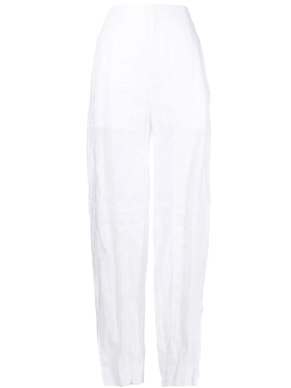 

Jil Sander Guido semi-sheer wide trousers - White