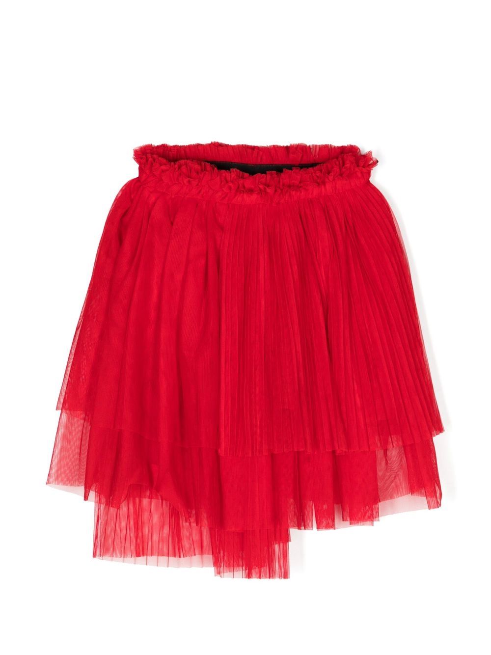 

MSGM Kids tulle asymmetric skirt - Red