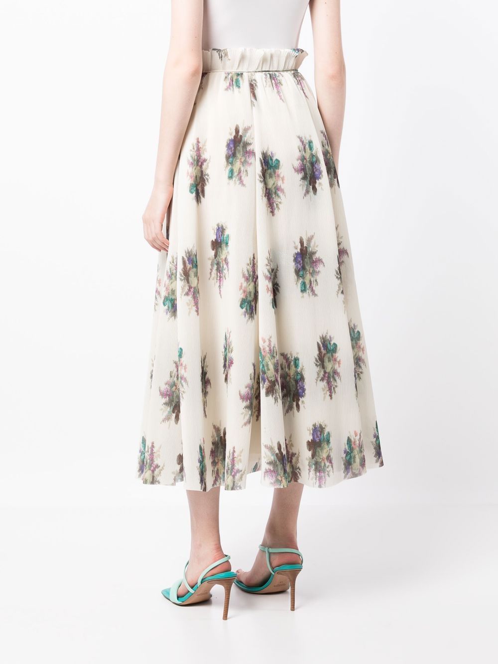 ZIMMERMANN floral-print Pleated Skirt - Farfetch