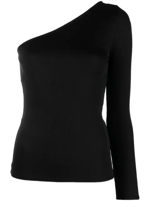 Calvin Klein ribbed one-shoulder top
