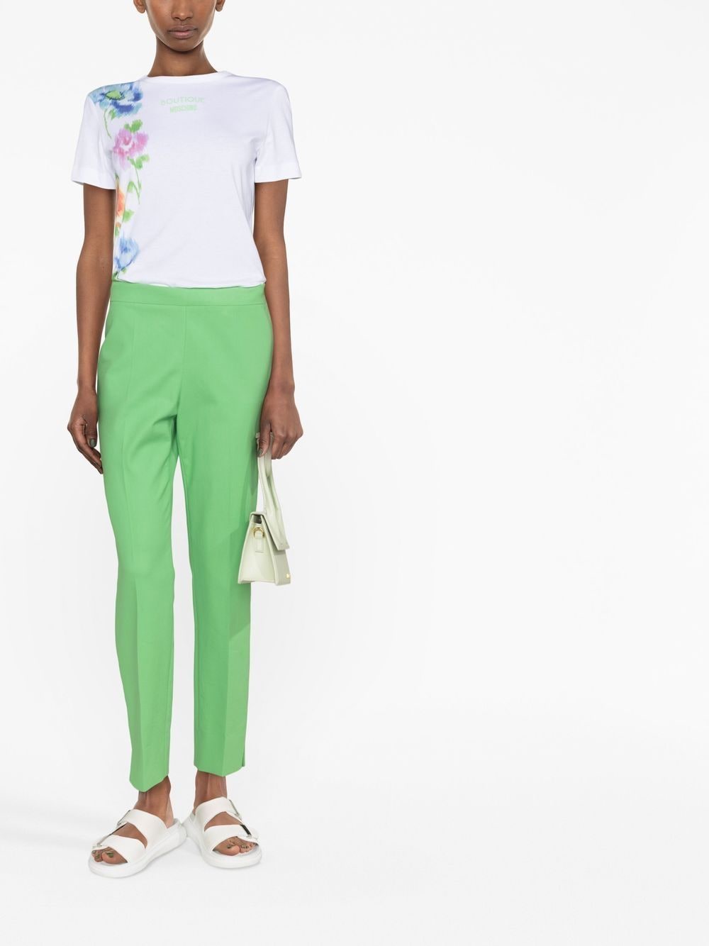 Boutique Moschino T-shirt met bloemenprint - Wit