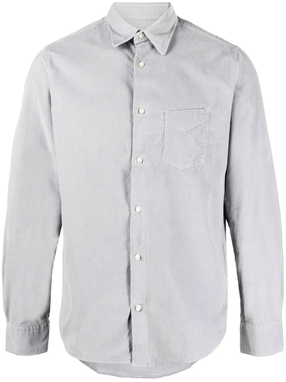 

Officine Generale classic-collar cotton shirt - Grey