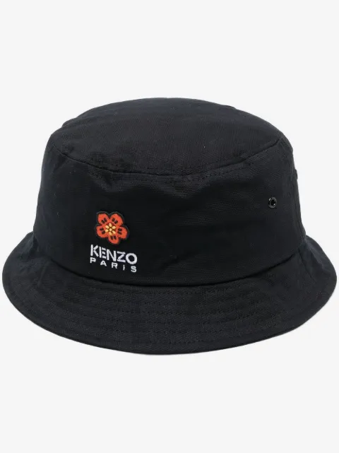 Kenzo embroidered-logo bucket hat 