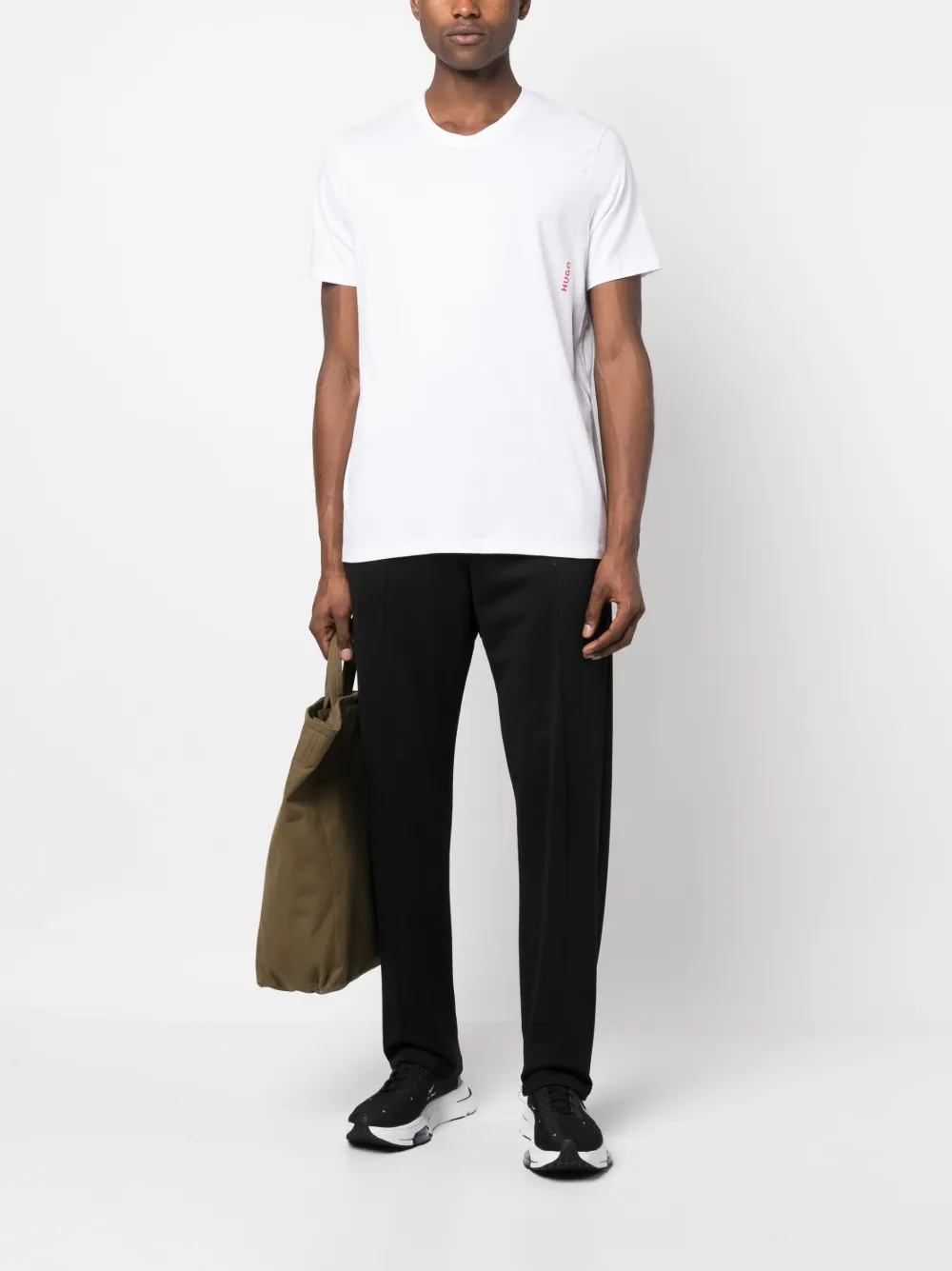 BOSS Twee katoenen T-shirts - Wit