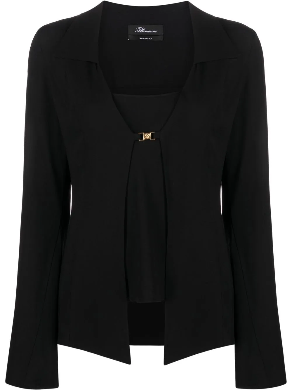 

Blumarine cárdigan con cuello en V - Negro