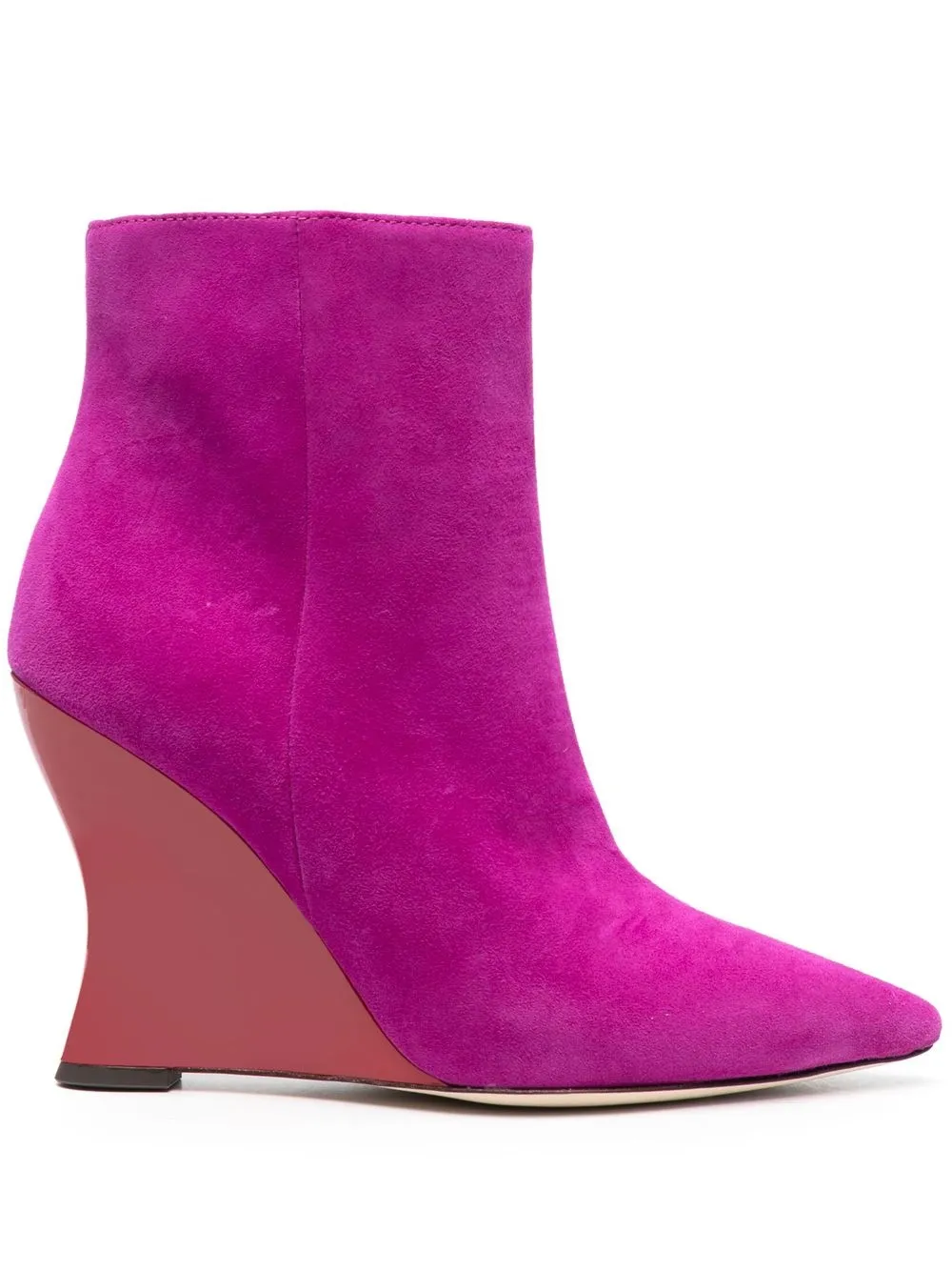 

Tory Burch pointed-toe 110mm heeled boots - Pink