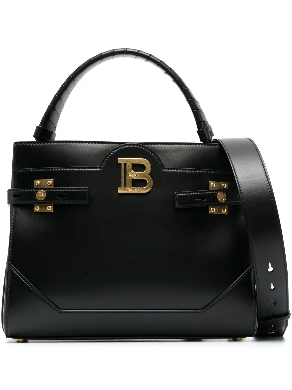 

Balmain logo-plaque tote bag - Black