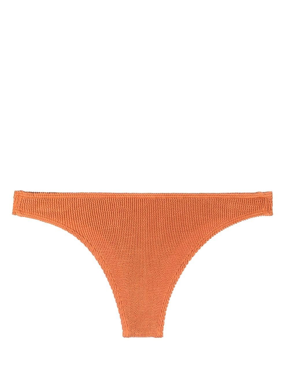 Bond-eye Gekreukte bikinislip - Oranje