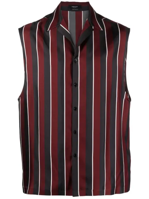 Versace sleeveless silk shirt 