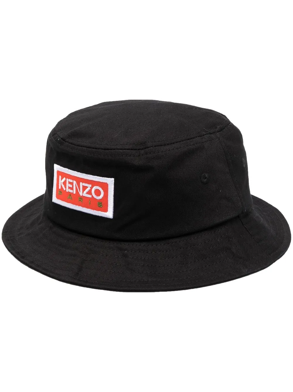 

Kenzo embroidered-logo bucket hat - Black