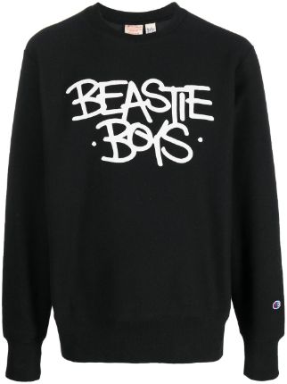 Champion Beastie Boys print crew neck Jumper Farfetch