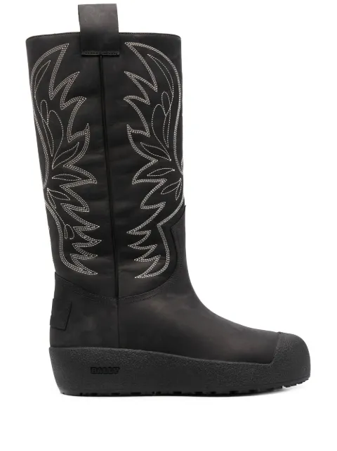 Bally Montana leather snow boots