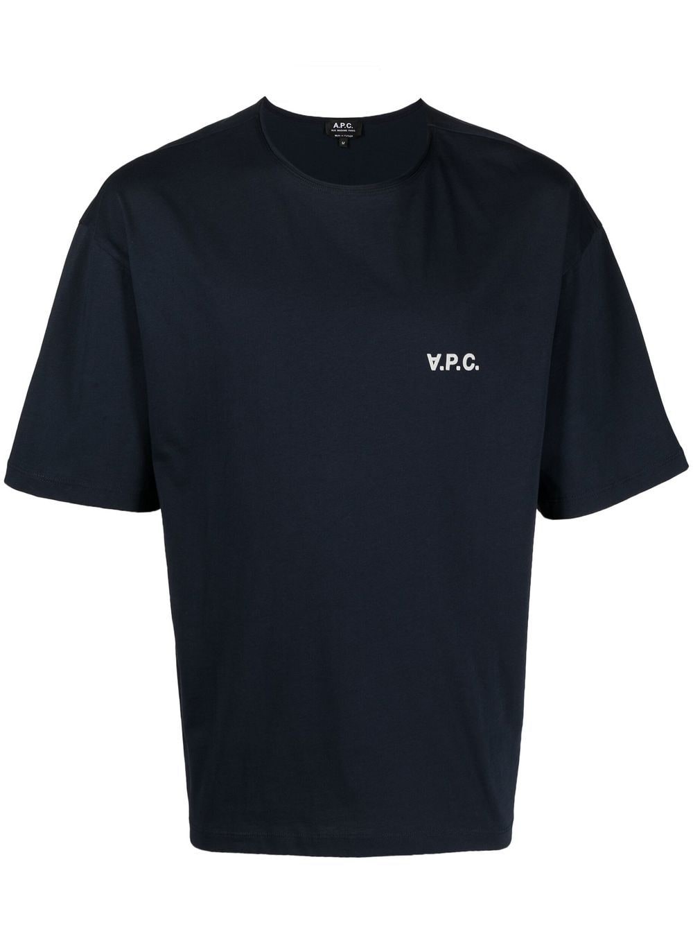 Image 1 of A.P.C. logo-print short-sleeve T-shirt