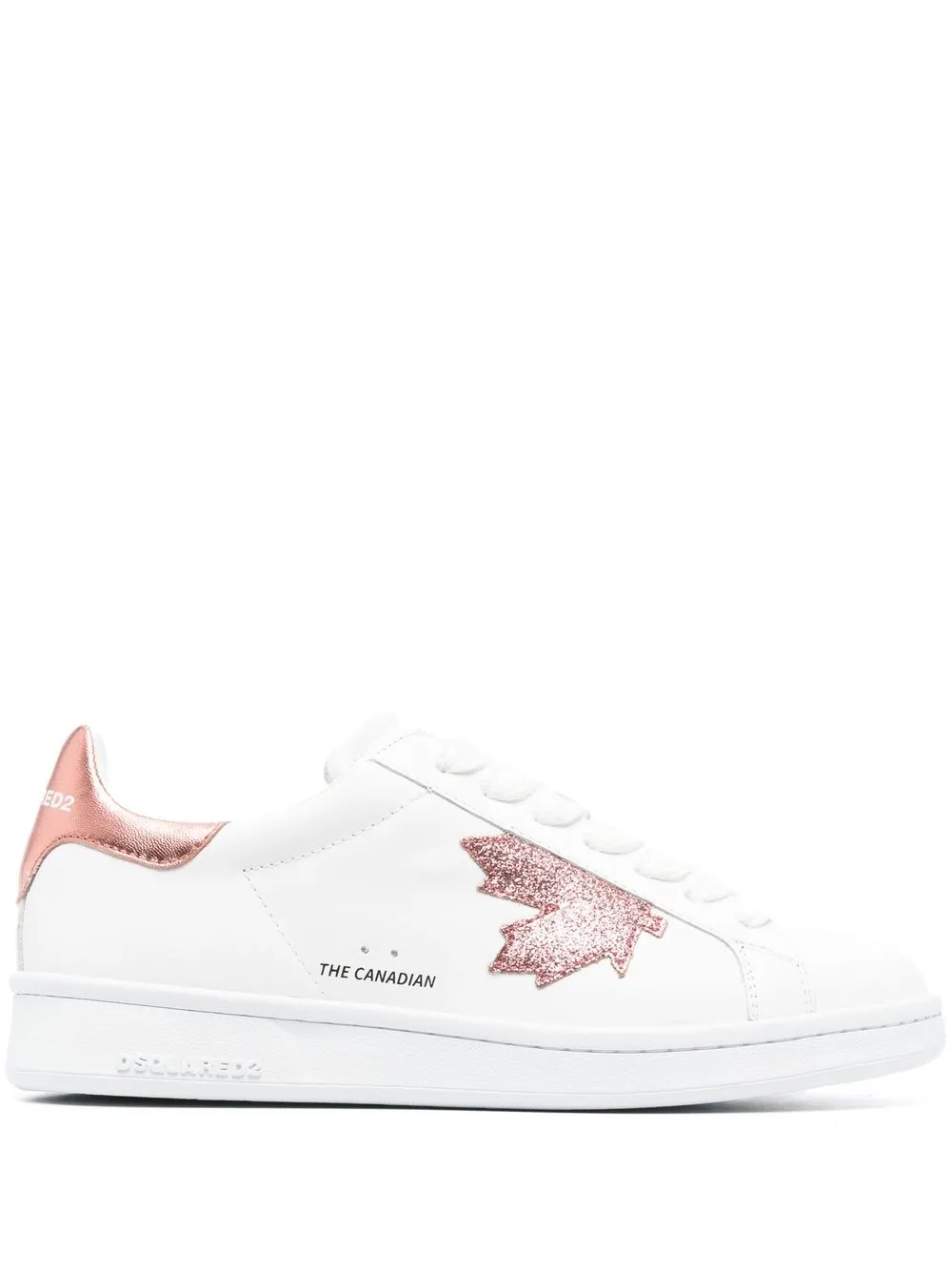 

Dsquared2 tenis bajos con logo estampado - Blanco