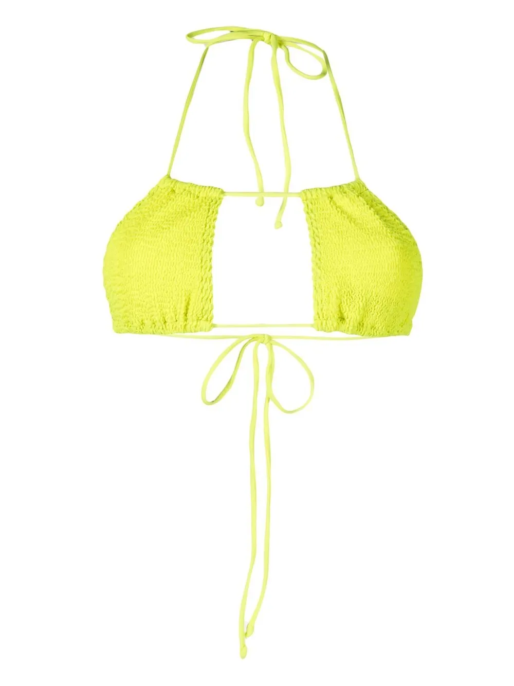 

Bond-eye Andy Triangle Eco bikini top - Yellow