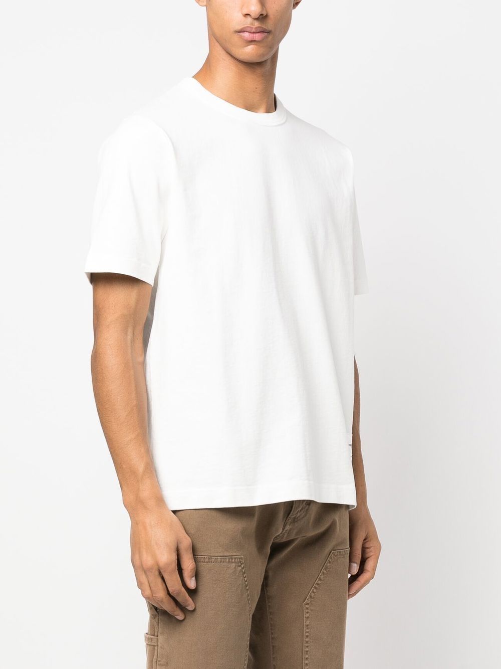 Shop Norse Projects Logo-patch Short-sleeved T-shirt In White
