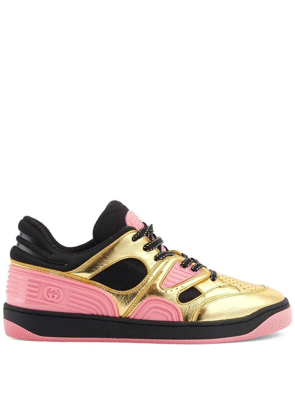 Gucci Basket Low-top Sneakers In Pink