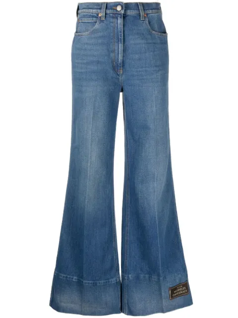 Gucci high-rise flared jeans