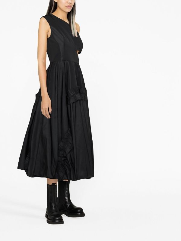 Alexander mcqueen outlet one shoulder dress