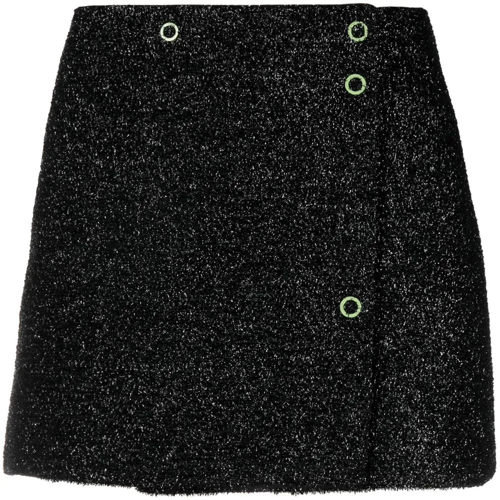 

GANNI button-up miniskirt - Black