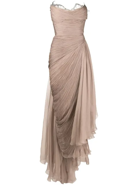 Maria Lucia Hohan Jolie draped silk gown
