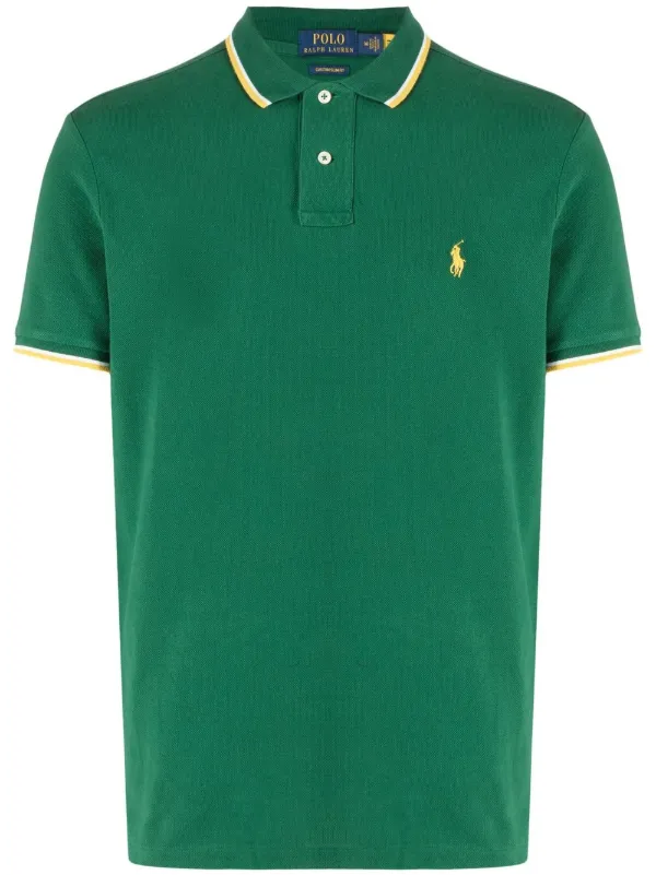 Polo Ralph Lauren Polo Pony contrast-trim Polo Shirt - Farfetch