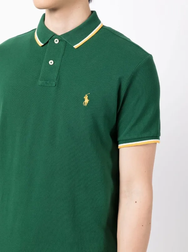 Polo Ralph Lauren Polo Pony contrast-trim Polo Shirt - Farfetch