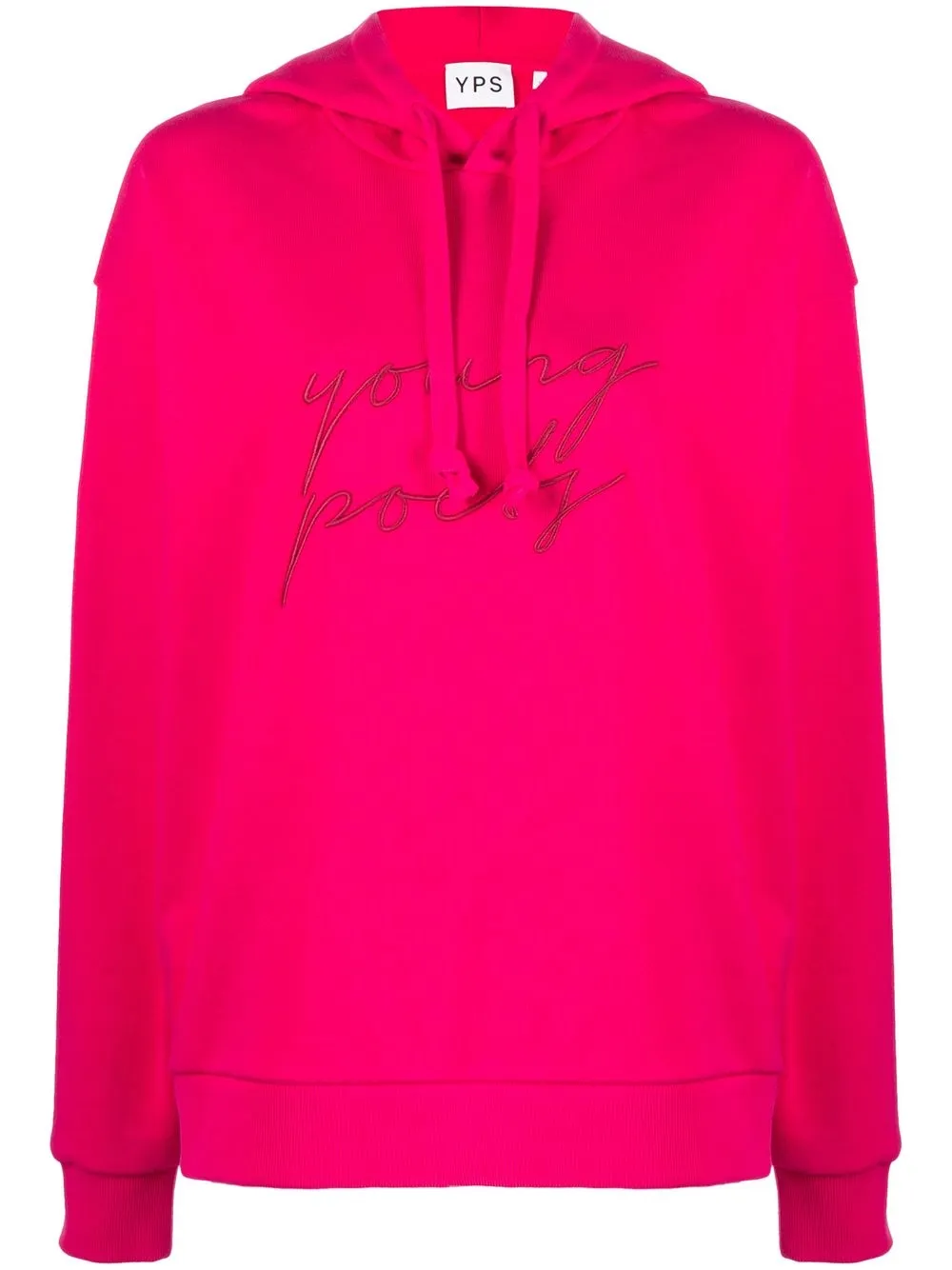 

YOUNG POETS Danis Structure logo-embroidered hoodie - Pink