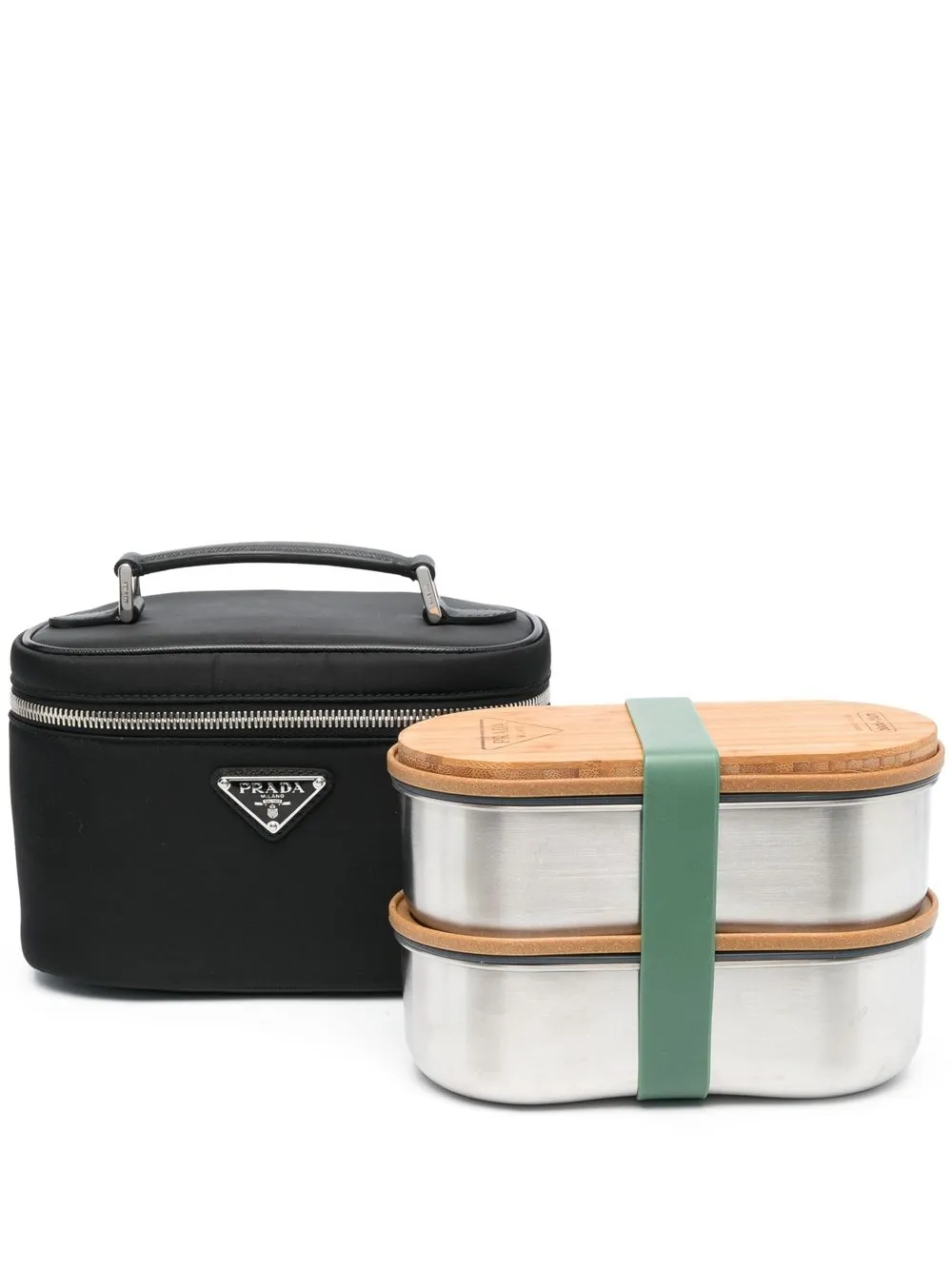 Prada x Black + Blum Logo Lunch Boxes Case Farfetch