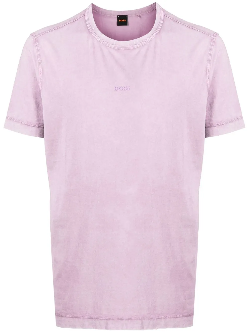 

BOSS playera manga corta con logo estampado - Morado