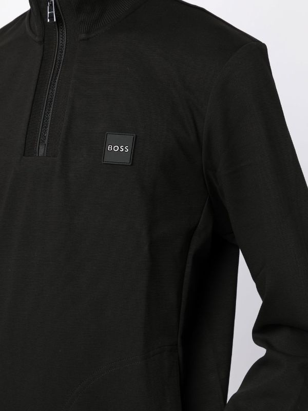 Hugo boss quarter outlet zip sweater