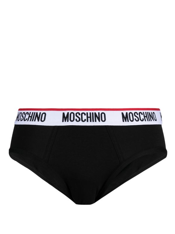 Moschino two-pack logo-waistband Briefs - Farfetch