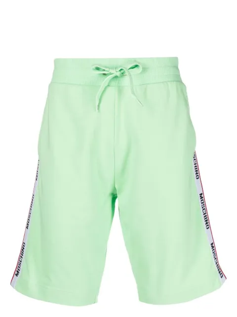 Moschino logo-panel lounge shorts