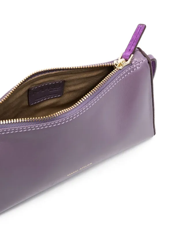 ショルダーバッグ・ポシェット Mini Prism Hobo Bag - Manu Atelier - Steel/Purple - Leather Mini Prism Hobo Bag - Manu Atelier - Steel/Purple - Leather