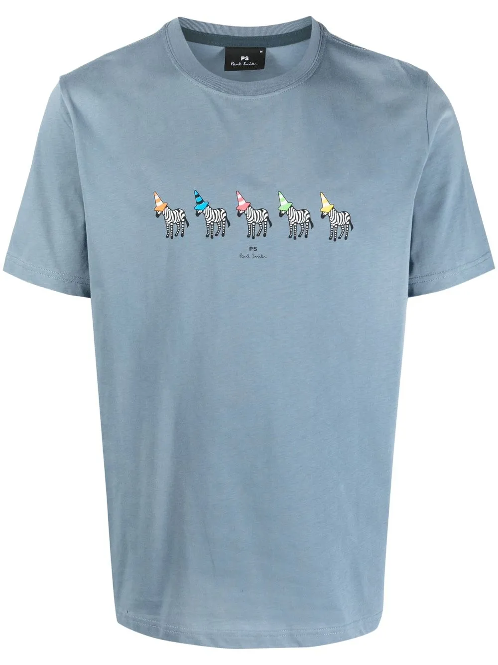 

PS Paul Smith graphic-print short-sleeved T-shirt - Blue