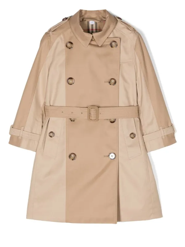 Burberry childrens trench coat best sale