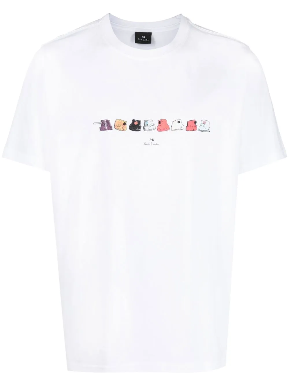 

PS Paul Smith playera Spray Can Caps - Blanco