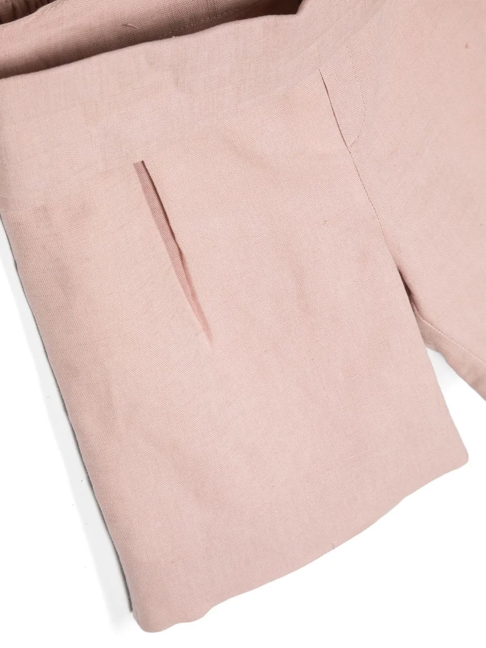 MIMILÙ THREE-PIECE LINEN SHORTS SUIT 