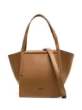 Yu Mei mini Milly nappa leather tote bag - Brown
