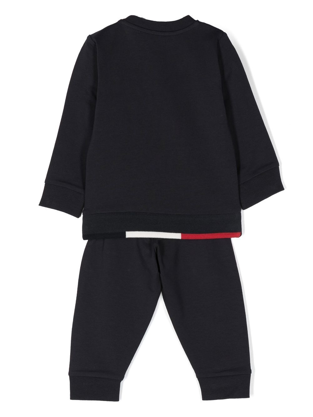 Image 2 of Moncler Enfant logo-patch cotton tracksuit