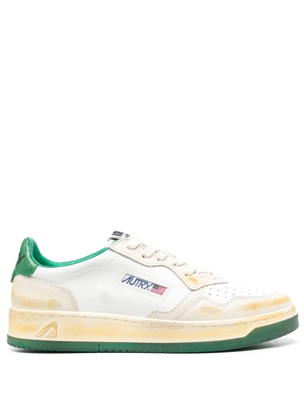 Shop Autry Medalist Low-top Sneakers In White