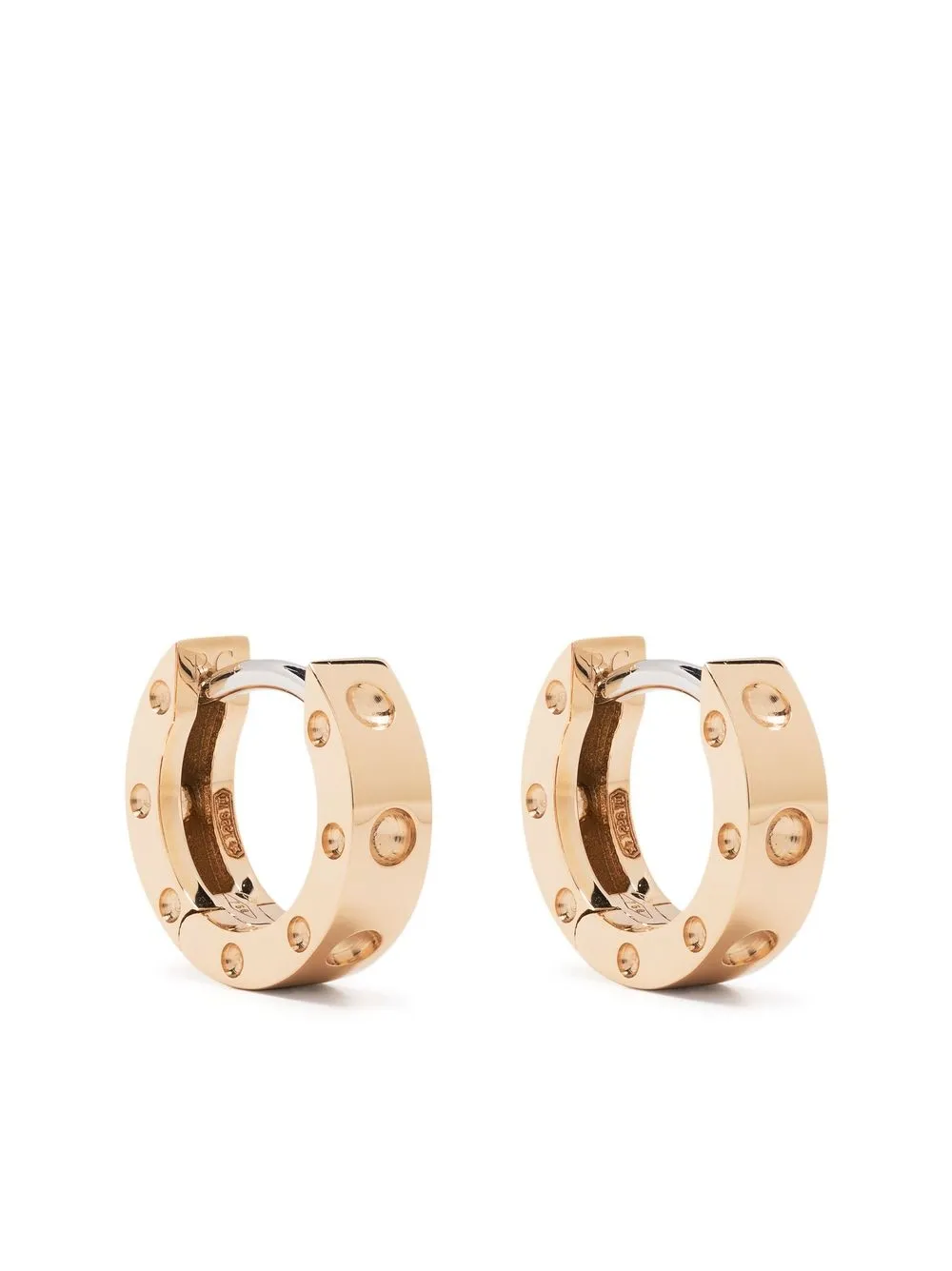 Roberto Coin 18kt rose gold Pois Moi hoop earrings